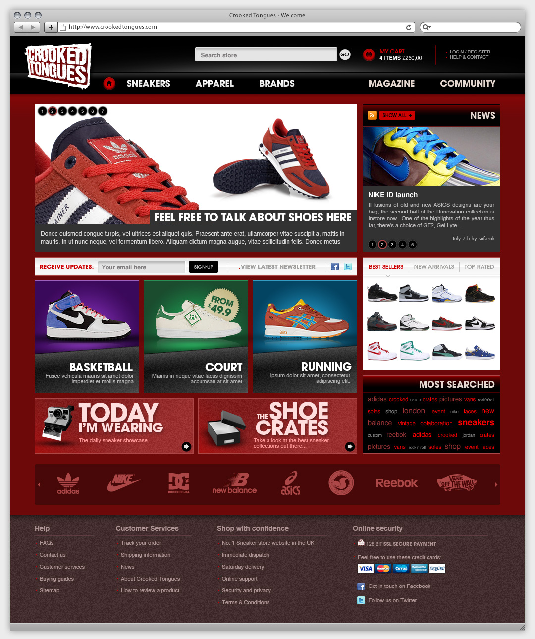 adidas london crooked tongues